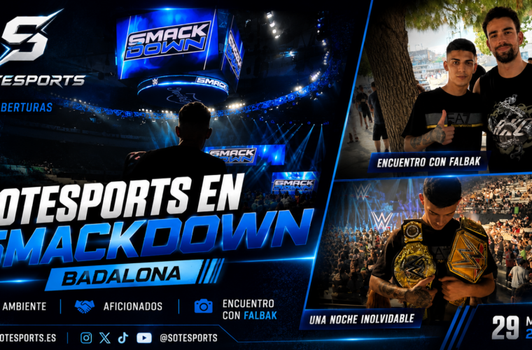 Así vivió SoteSports WWE SmackDown en Badalona: ambiente, aficionados y encuentro con Falbak.
