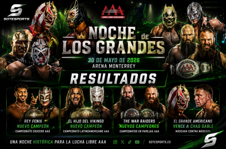 El Grande Americano desenmascara a Chad Gable en una histórica AAA Noche de los Grandes 2026