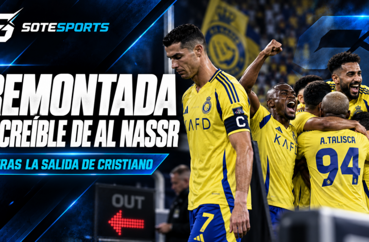 Al Nassr protagoniza una remontada increíble tras la sustitución de Cristiano Ronaldo