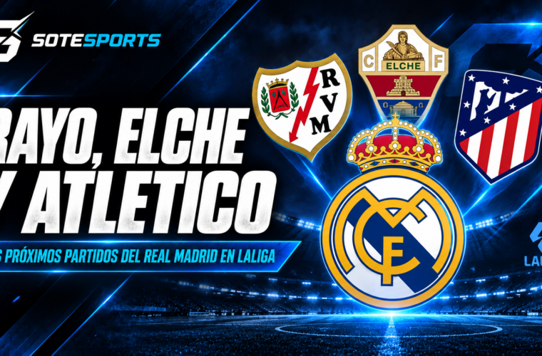 Rayo, Elche y Atlético: los próximos partidos del Real Madrid en LaLiga